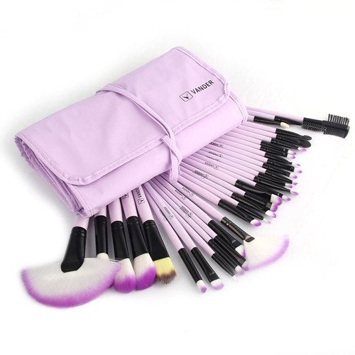 Professional 32Pcs Makeup Brush Foundation Eye Shadows Powder Blue Make Up Brushes Tools Cosmetic Bag pencil maquiagem Brushes Professional 32Pcs Makeup Brush Foundation Eye Shadows Powder Blue Make Up Brushes Tools Cosmetic Bag pencil maquiagem Brushes